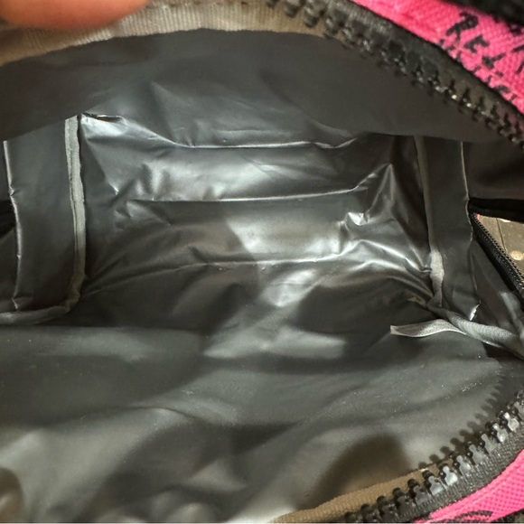 Betsey Johnson Skulls Bows Bones Insulated Lunch Tote Pirate Cooler Bag Pink - Picture 14 of 15